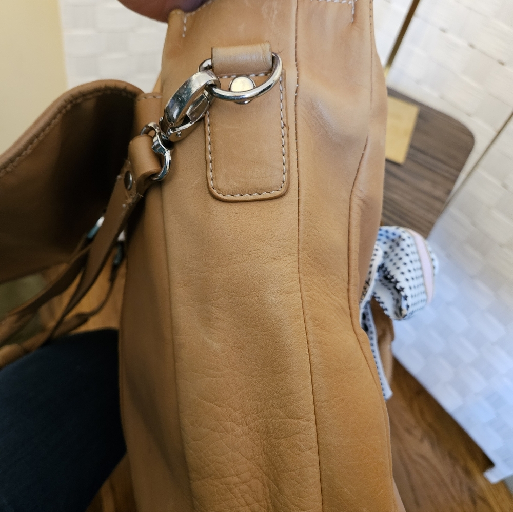 Osgoode Marley Tan Leather Work Bag - Picture 4 of 11